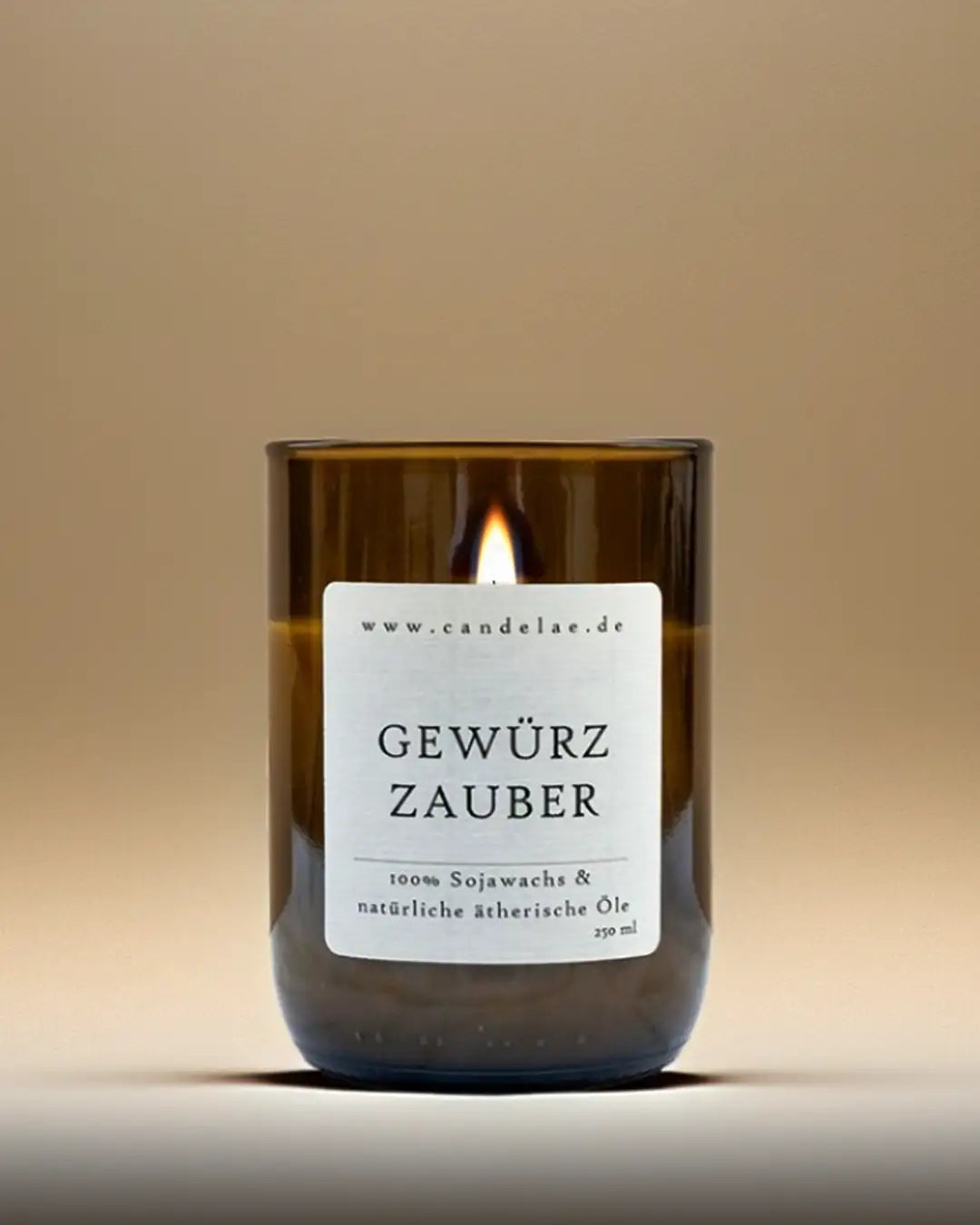CANDELAE GEWÜRZZAUBER Duftkerze Sojawachs mit würzigem Aroma 250 ml