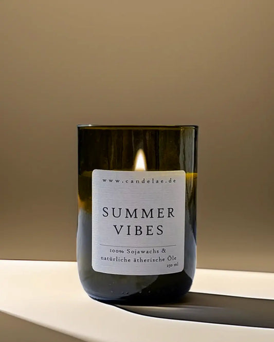 CANDELAE SUMMER VIBES Duftkerze aus Sojawachs für eine sommerliche Frische 250 ml
