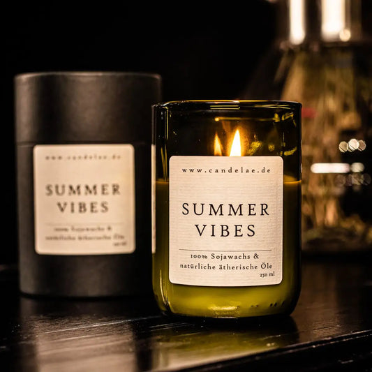 CANDELAE SUMMER VIBES Duftkerze aus Sojawachs für eine sommerliche Frische 250 ml
