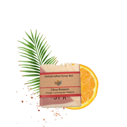 Citrus Blossom Cold Process Soap - Lemongrass Orange and Palmarosa - 3 different styles-1