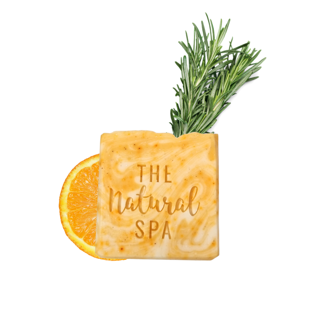 Rosemary Clementine Soap Bar 100g -  Scented with essential oils - 3 different styles-1