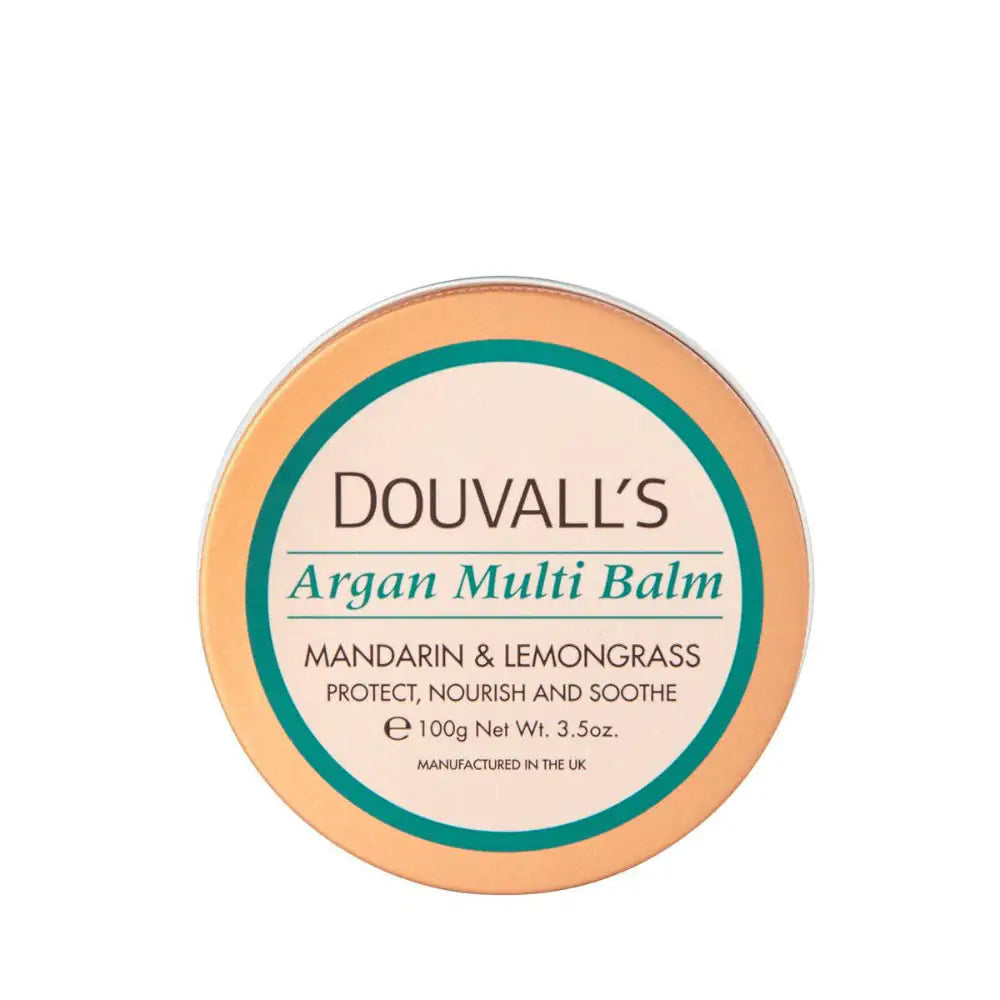 DOUVALL'S BEAUTY ARGANÖL BALSAM GESICHTSCREME TROCKENE HAUT 100g - Dose geschlossen