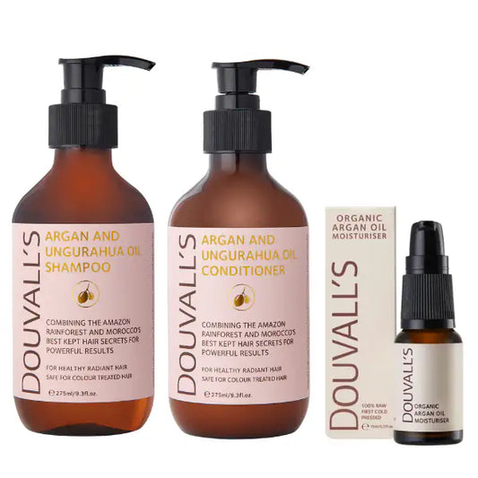 DOUVALL'S BEAUTY Haarpflege Geschenkset mit Arganöl