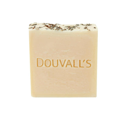 DOUVALL'S BEAUTY NATURSEIFE OLIVENÖL, ARGANÖL & LAVENDEL 100g - Seife mit eingearbeiteten Lavendel Stücken