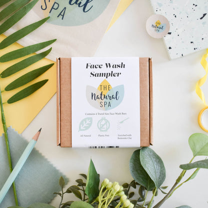 Face Wash Sample Pack | 4 x 15g Natural Facial Cleansing Bars | Vegan, Plastic-Free Skincare | Perfect Travel & Trial Set-2
