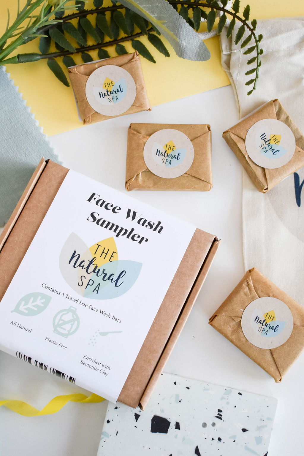 Face Wash Sample Pack | 4 x 15g Natural Facial Cleansing Bars | Vegan, Plastic-Free Skincare | Perfect Travel & Trial Set-3