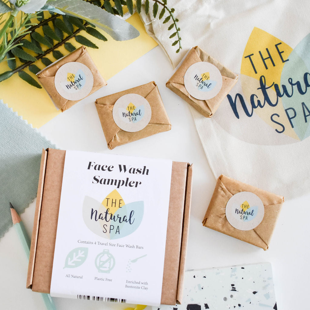 Face Wash Sample Pack | 4 x 15g Natural Facial Cleansing Bars | Vegan, Plastic-Free Skincare | Perfect Travel & Trial Set-4