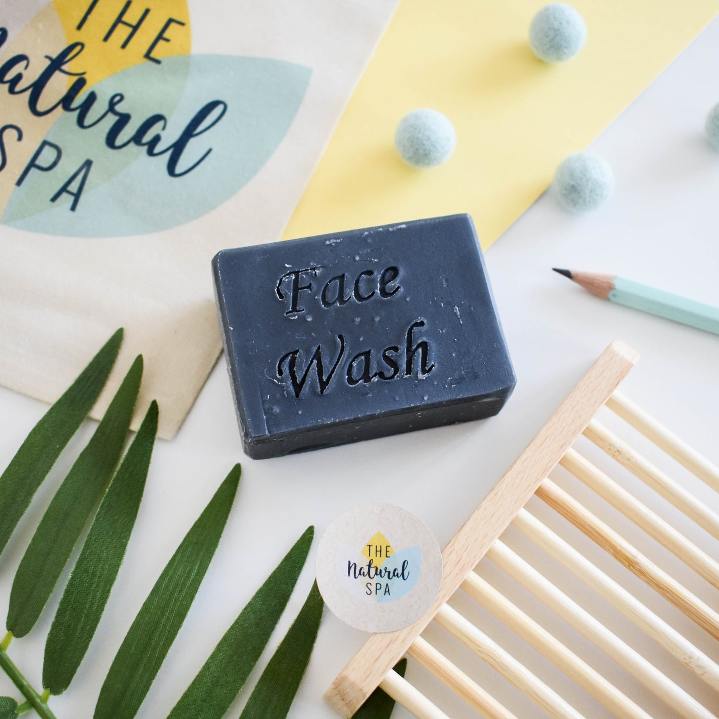 Charcoal Face Wash Bar | Natural Detoxifying Facial Cleanser | Vegan, Plastic-Free Skincare for All Skin Types-0