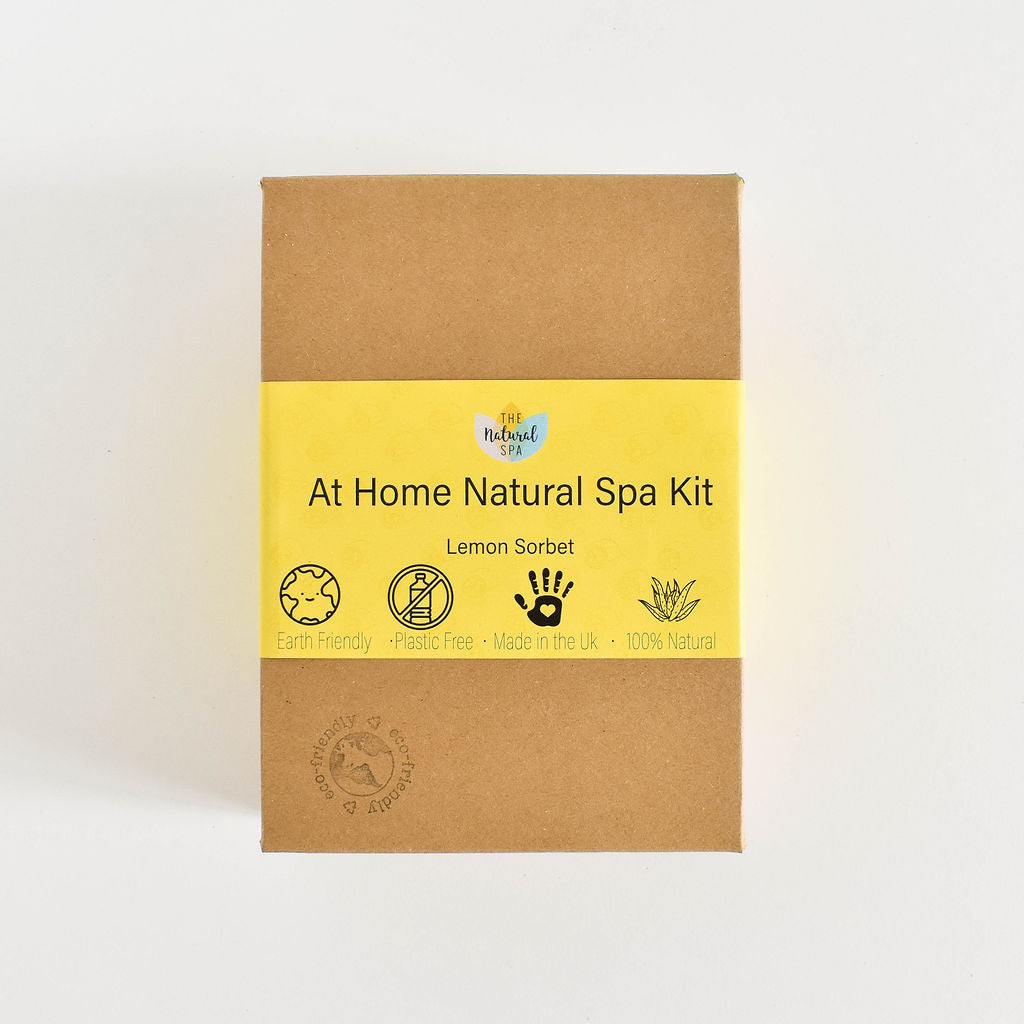 THE NATURAL SPA | WELLNESS GESCHENKSET ZITRONENSORBET | DUFTKERZE, BADESALZ & SEIFE-3