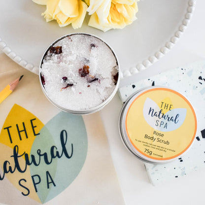 Rose Sugar Scrub | Natural Exfoliating Body Scrub for Smooth, Glowing Skin | Vegan, Plastic-Free Skincare | 3 Size Options-0