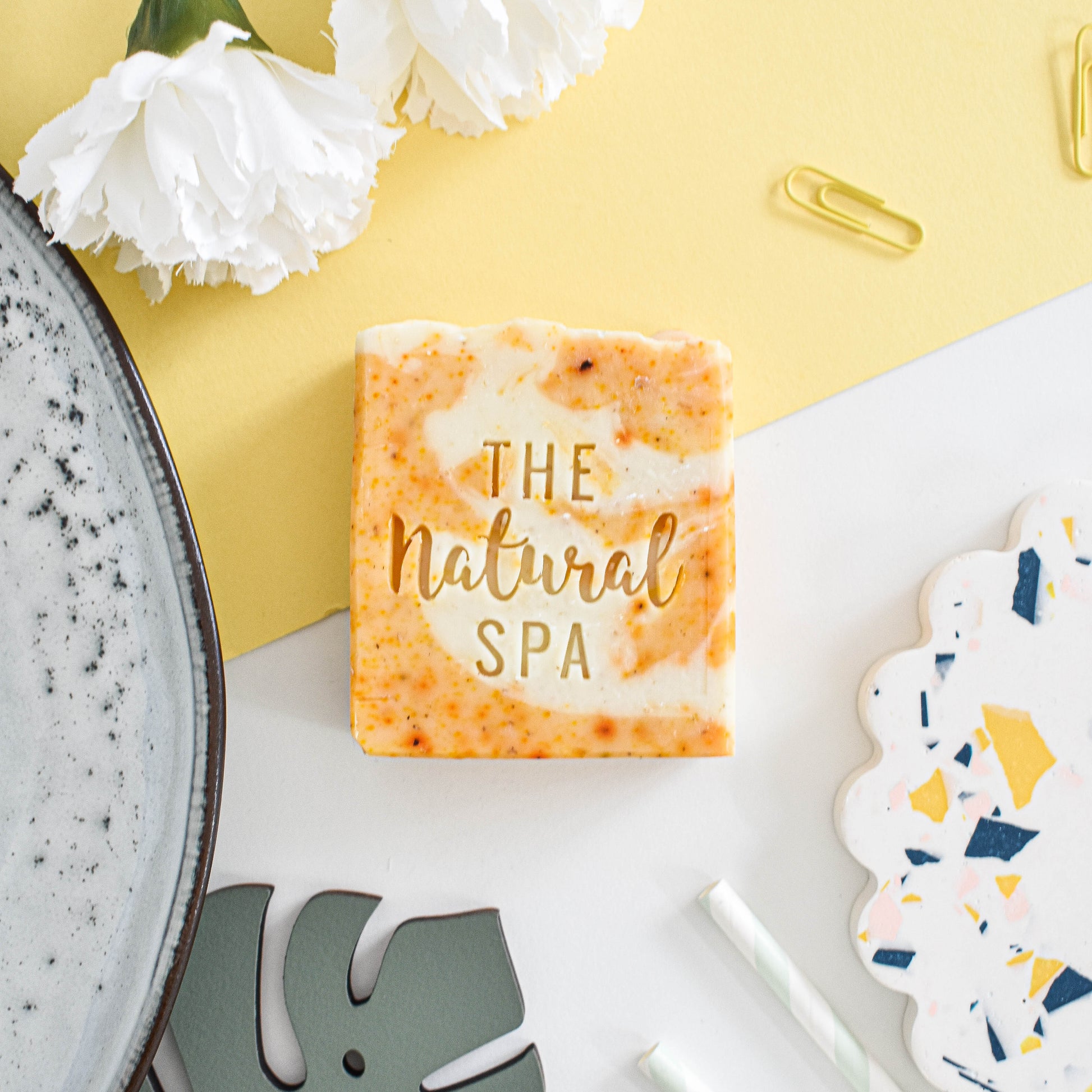 Rosemary Clementine Soap Bar 100g -  Scented with essential oils - 3 different styles-3
