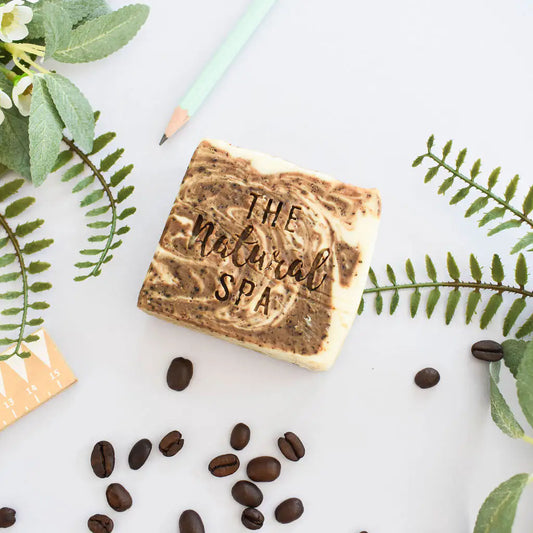 THE NATURAL SPA Peeling Seife mit Kaffee für eine natürliches Peeling 100 g / 15 g