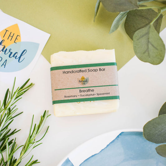 Breathe Cold Process Soap - Rosemary Eucalyptus and Spearmint - 3 different styles-0