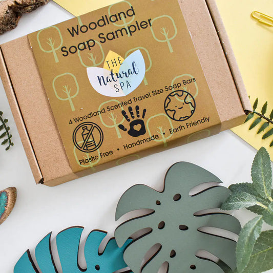 THE NATURAL SPA Handseifen Probierbox mit Mini Seifen 4x 15 g