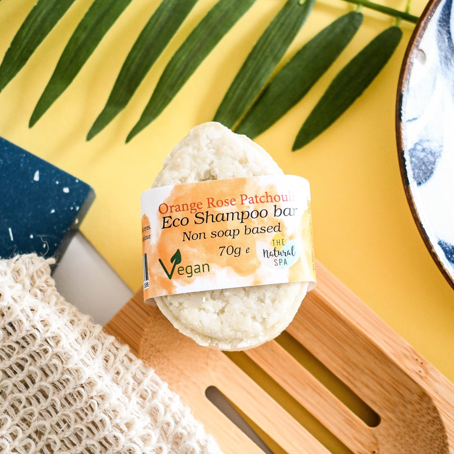 Patchouli Rose ECO Shampoo Bar | Natural, Non-Soap Hair Wash | Vegan & Plastic-Free Hair Care for All Hair Types-0