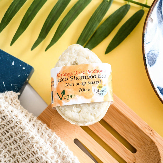 Patchouli Rose ECO Shampoo Bar | Natural, Non-Soap Hair Wash | Vegan & Plastic-Free Hair Care for All Hair Types-0