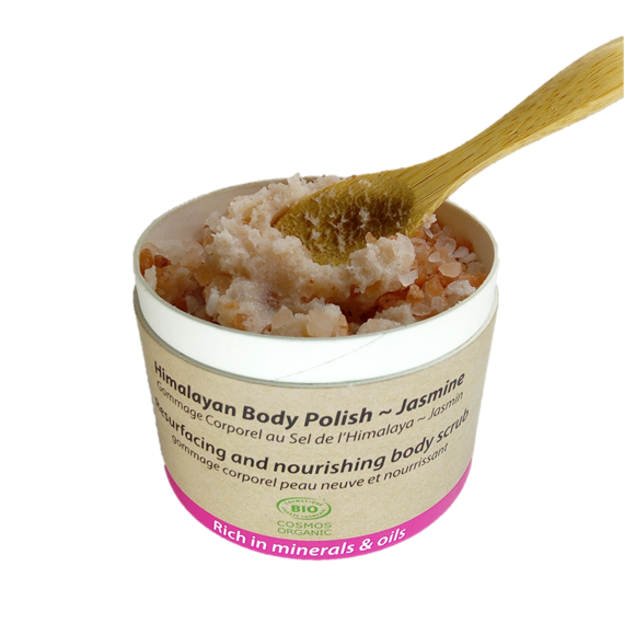 EARTH SENSE ORGANICS Körperpeeling Jasmin 200ml - Inhalt