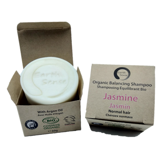 EARTH SENSE ORGANICS - Wellness Geschenkset Jasmin - Haarseife