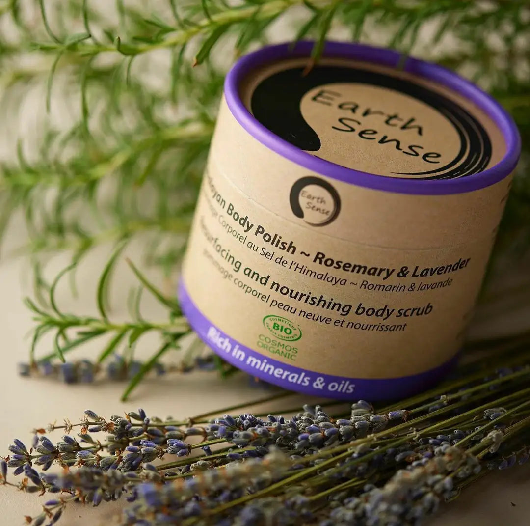 EARTH SENSE ORGANICS Körperpeeling Lavendel & Rosmarin 200 ml