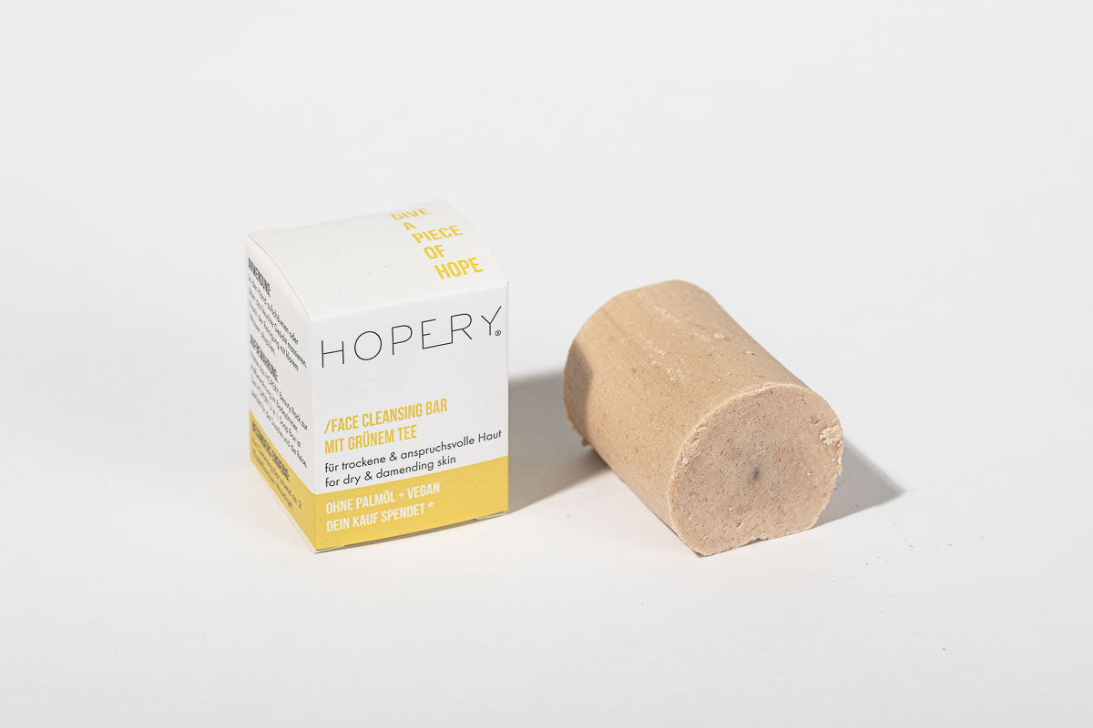 Face Cleansing Bar mit grünem Tee