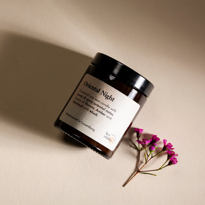 HEY CHALKY Duftkerze im Glas Oriental Night 155g - Glas