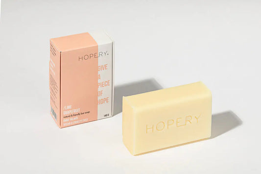 HOPERY Lime Grapefruit Hand- & Körperseife mit nativem Olivenöl 100 g