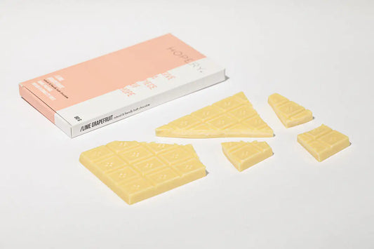 HOPERY Lime Grapefruit Bade-Schokolade mit natürlicher Kakaobutter und BIO Arganöl 100 g