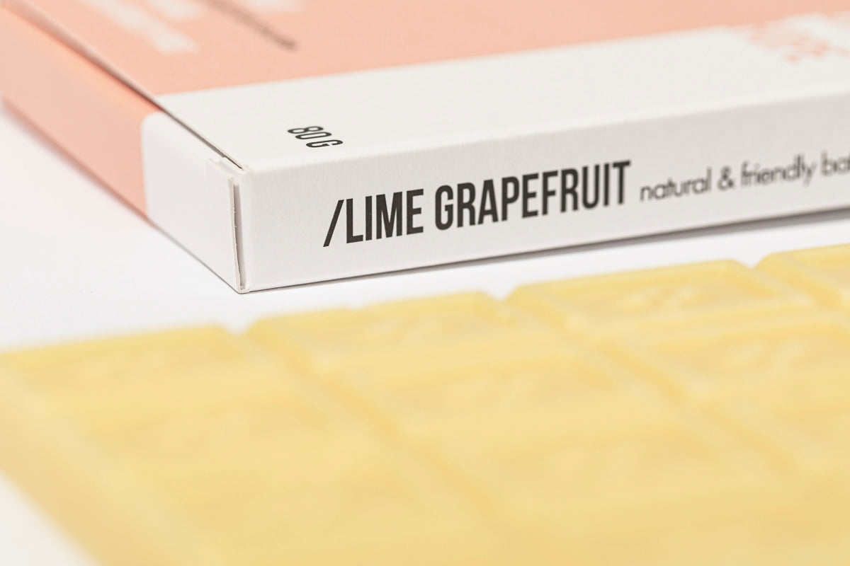 HOPERY Lime Grapefruit Bade Schokolade pflegend 100g