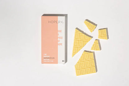 HOPERY Lime Grapefruit Bade-Schokolade mit natürlicher Kakaobutter und BIO Arganöl 100 g