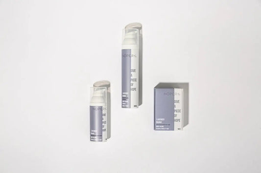 HOPERY Lavendel-Orangen Körperpflege Set Natürliche Bodylotion, Handcreme & Seife 290 ml / 140 g