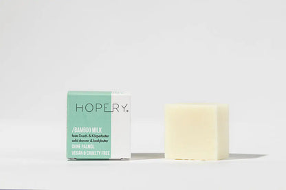HOPERY Bamboo Milk Dusch- und Körperbutter mit Bio-Arganöl 200 ml