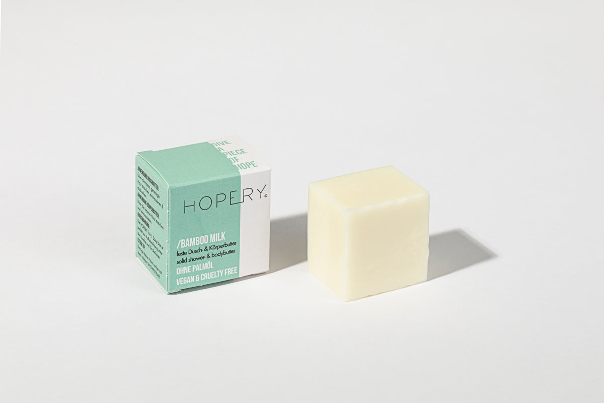 HOPERY Bambus Milch Dusch- und Körperbutter 200 ml