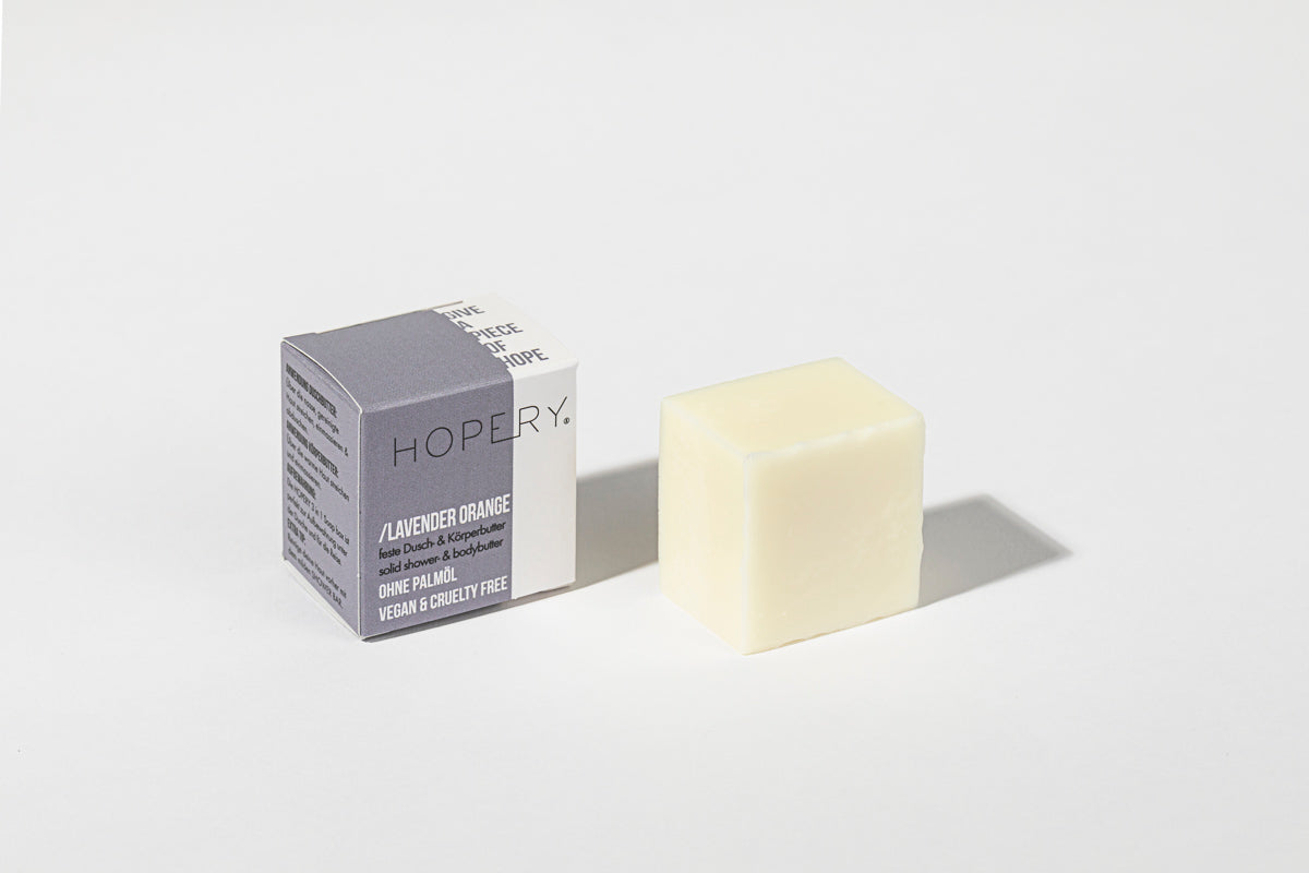 HOPERY Lavendel Orange Dusch- & Körperbutter feuchtigkeitsspendend 200 ml