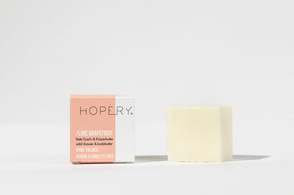 HOPERY Lime Grapefruit Dusch- & Körperbutter feuchtigkeitsspendend 150 ml