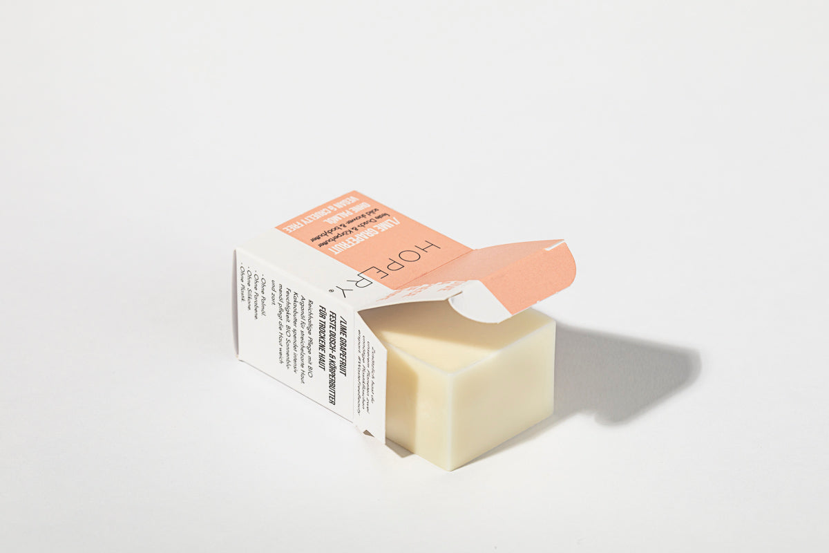 HOPERY Lime Grapefruit Dusch- & Körperbutter feuchtigkeitsspendend 150 ml