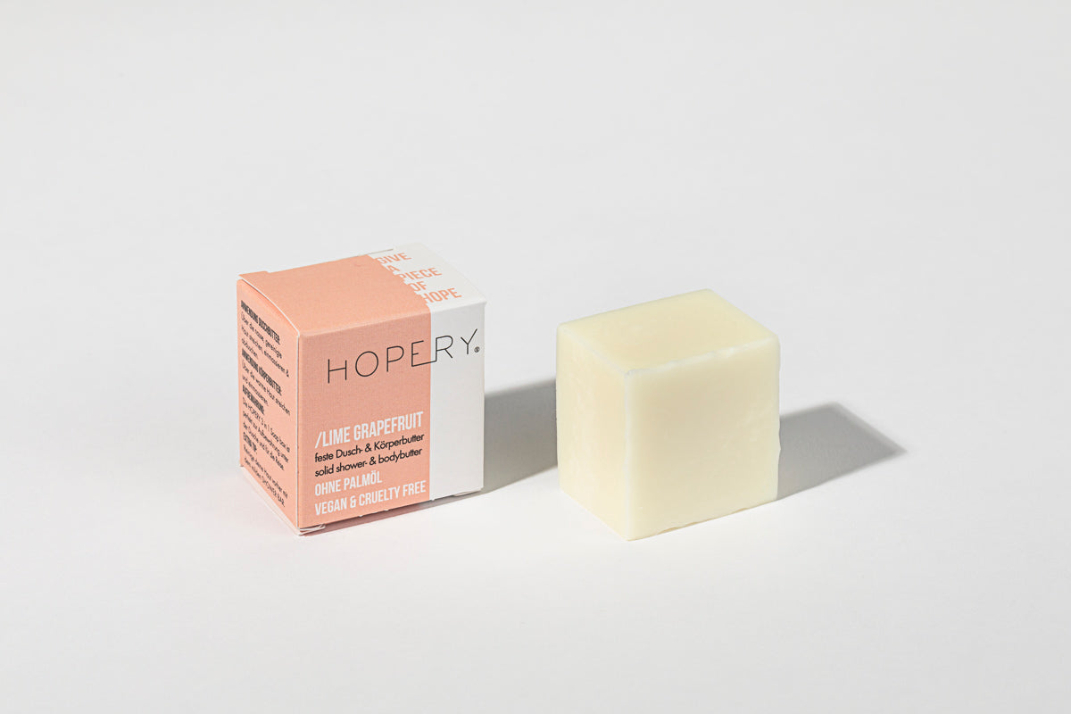 HOPERY Lime Grapefruit Dusch- & Körperbutter feuchtigkeitsspendend 150 ml