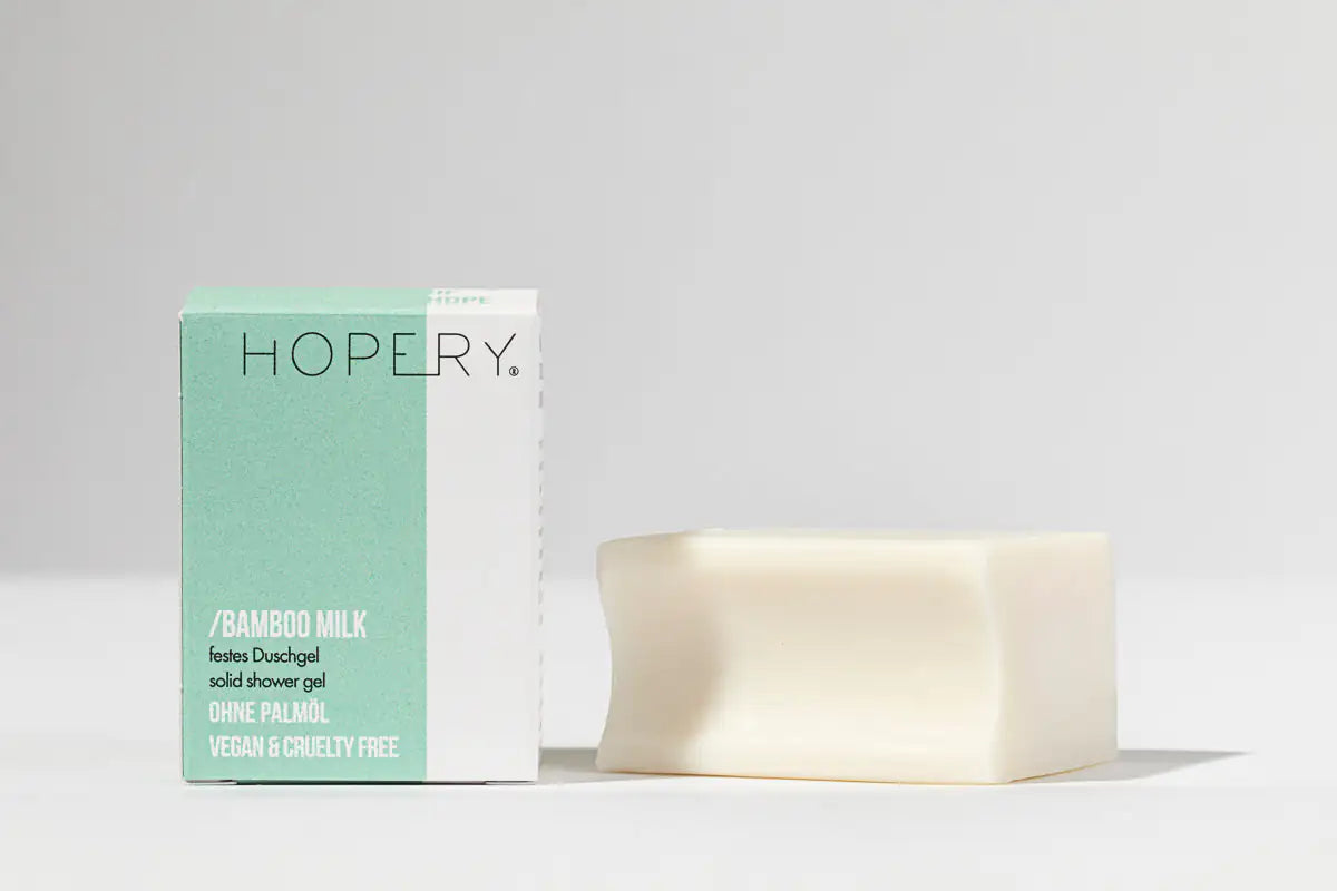 HOPERY Festes Duschgel mit BIO Arganöl für sensible Haut 100 g