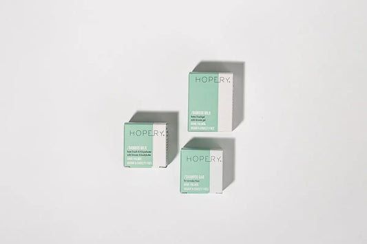 HOPERY Zero Waste Dusch- und Haarpflege Set plastikfrei 205 g