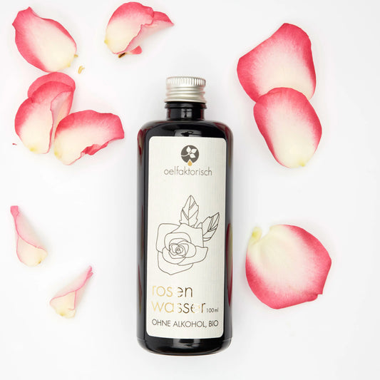 OELFAKTORISCH Rosenhydrolat Rosenwasser aus der Damaszener-Rose 100 ml / 50 ml / 10 ml