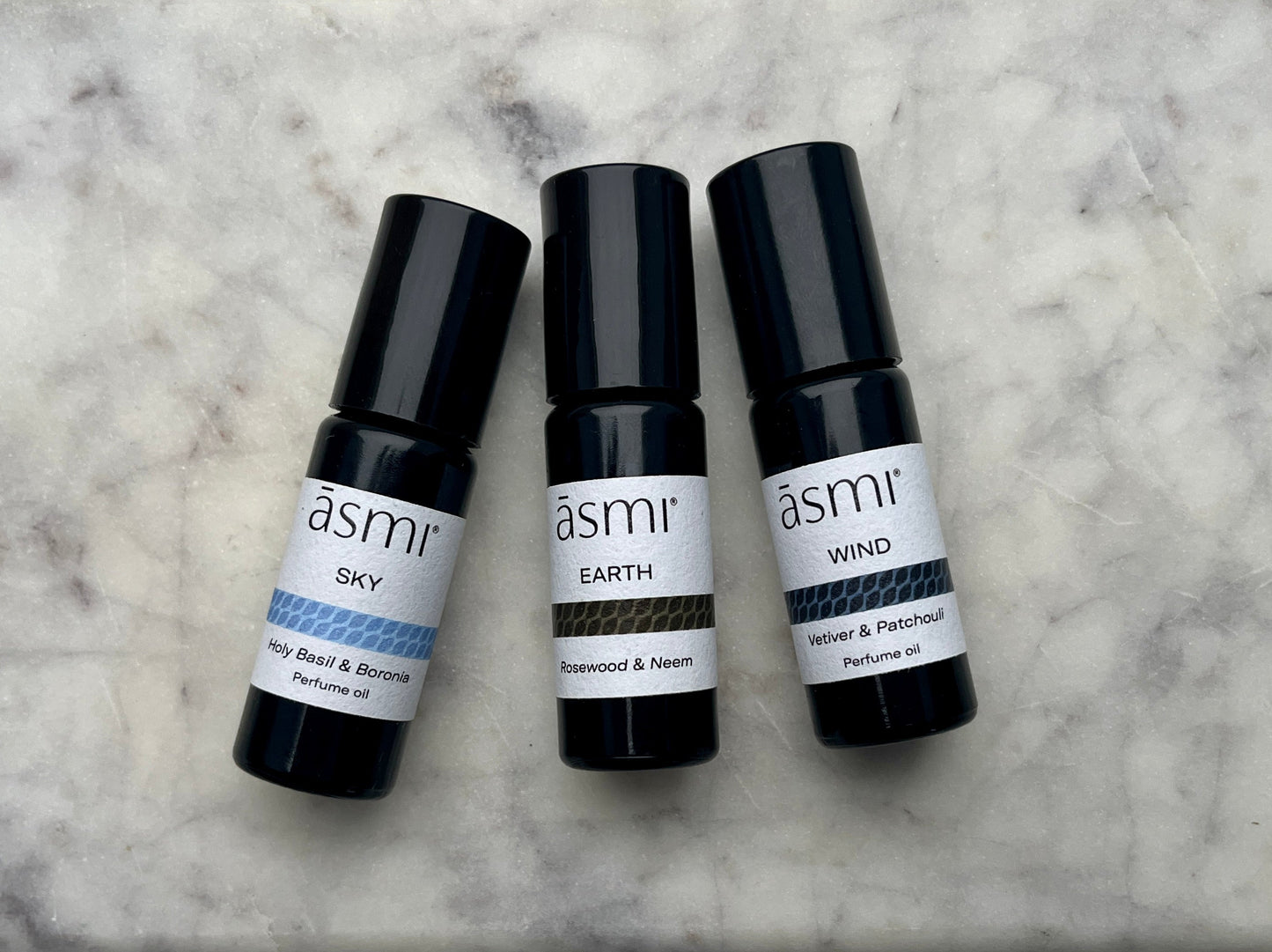 ASMI AYURVEDA Parfum Öl Geschenk Set 3x 10ml-0