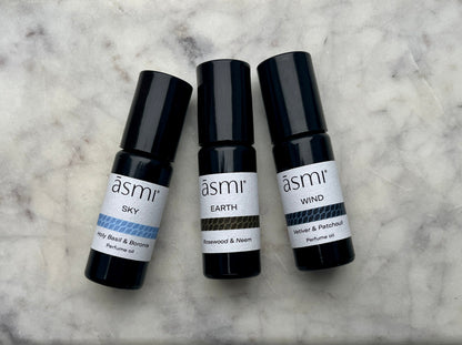 ASMI AYURVEDA Parfum Öl Geschenk Set 3x 10ml-0