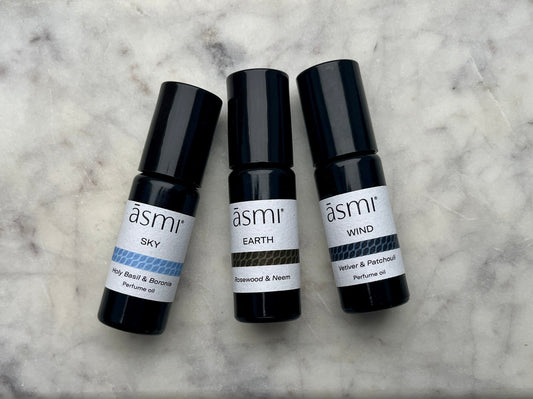 ASMI AYURVEDA Parfum Öl Geschenk Set 3x 10ml-0