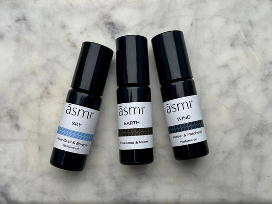 ASMI AYURVEDA Parfümöl Set 3x 10ml