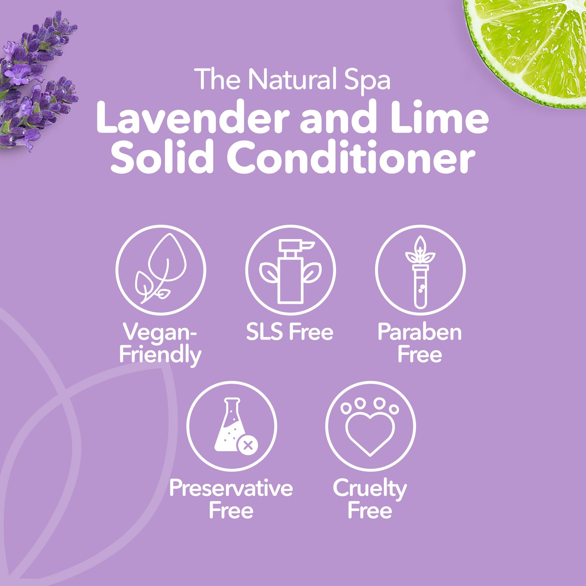 Lavender & Lime Solid Conditioner Bar | Natural Hair Conditioner for All Hair Types | Vegan, Plastic-Free Hair Care-4