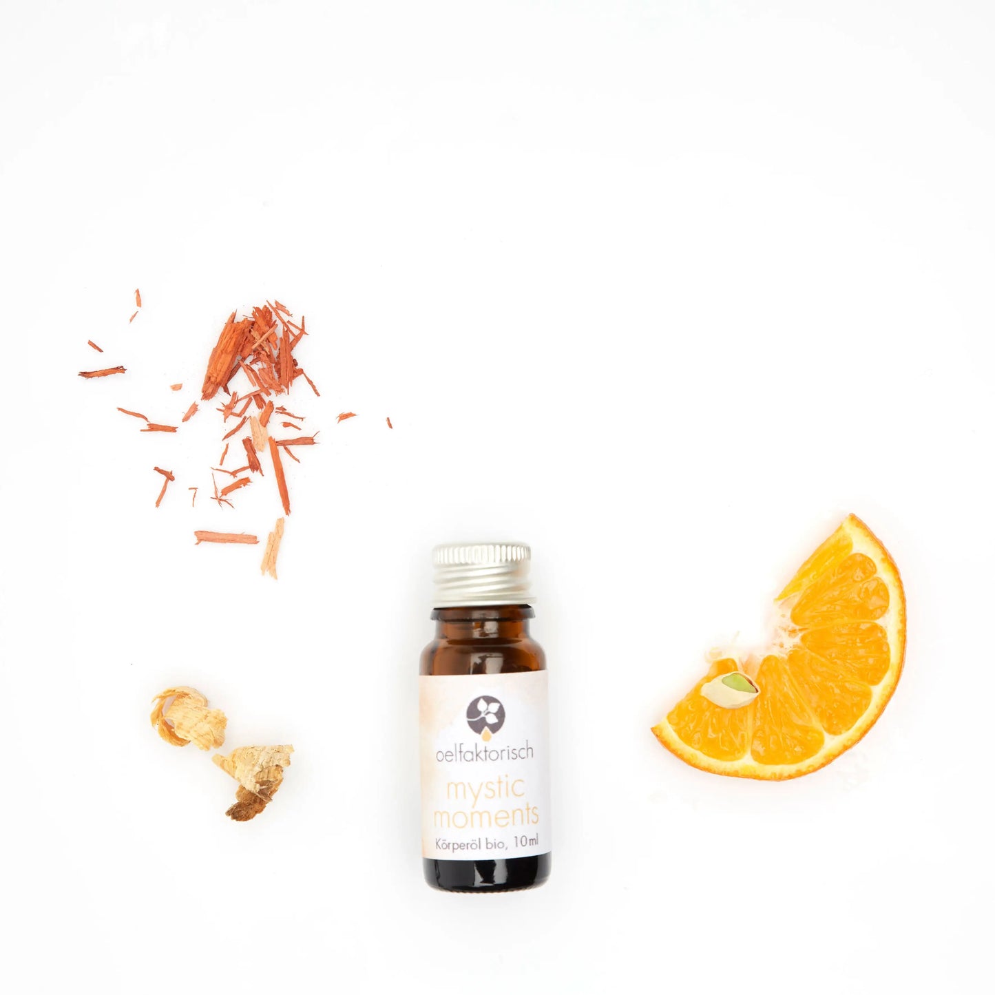 OELFAKTORISCH Mystic Moments Körperöl für tiefe Entspannung und sinnliche Pflege 100 ml / 10 ml