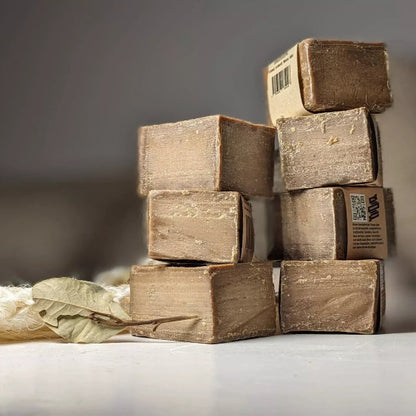 LAUGREEN Original Aleppe Seife 40% Lorbeeröl ca. 200g - Seifen gestapelt