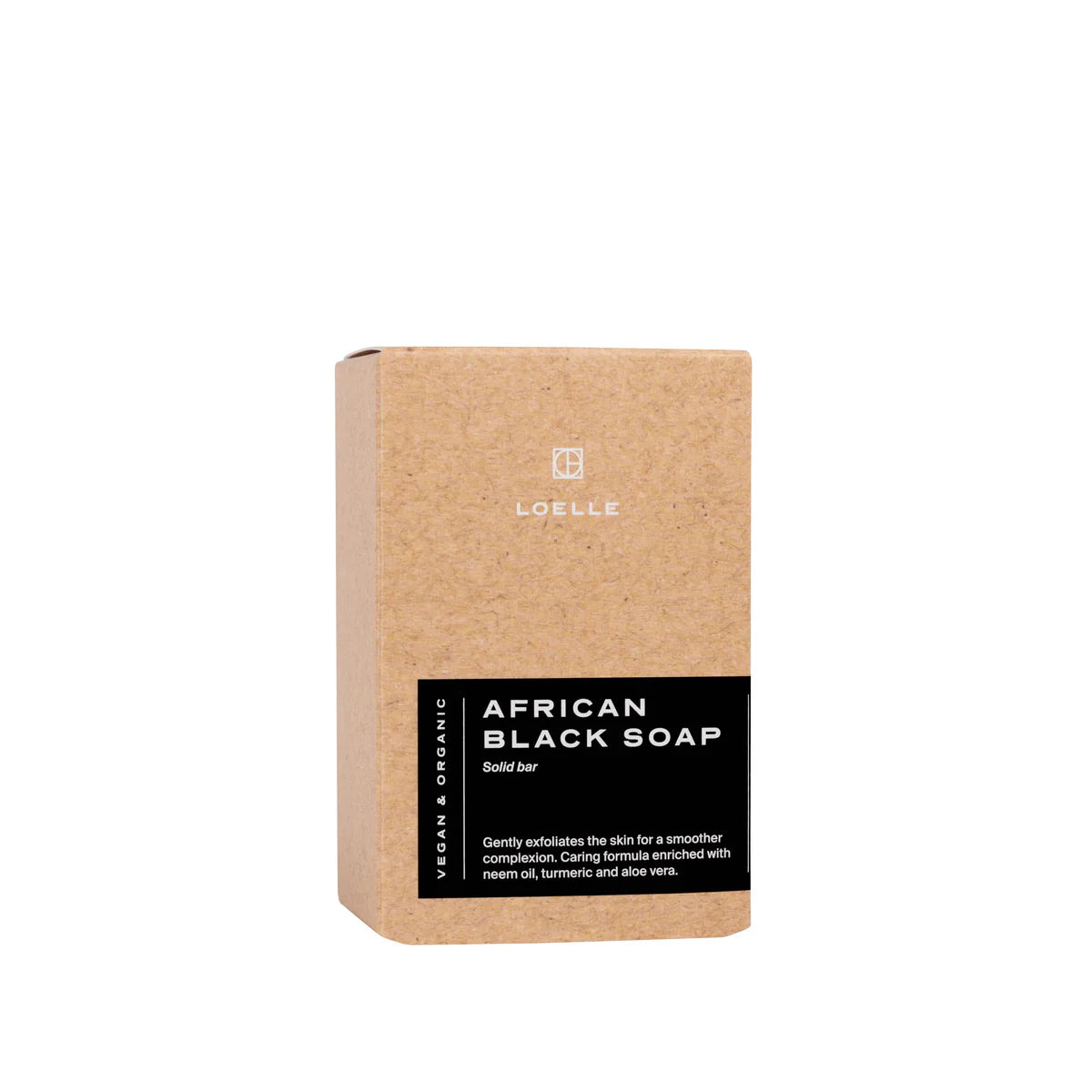 LOELLE Afrikanische Schwarze Seife 150 g