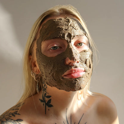 LOELLE Marokkanische Rhassoul Tonerde Maske gegen Unreinheiten 150 g