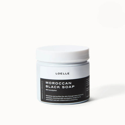LOELLE Marokkanische Schwarze Seife Paste 200 g