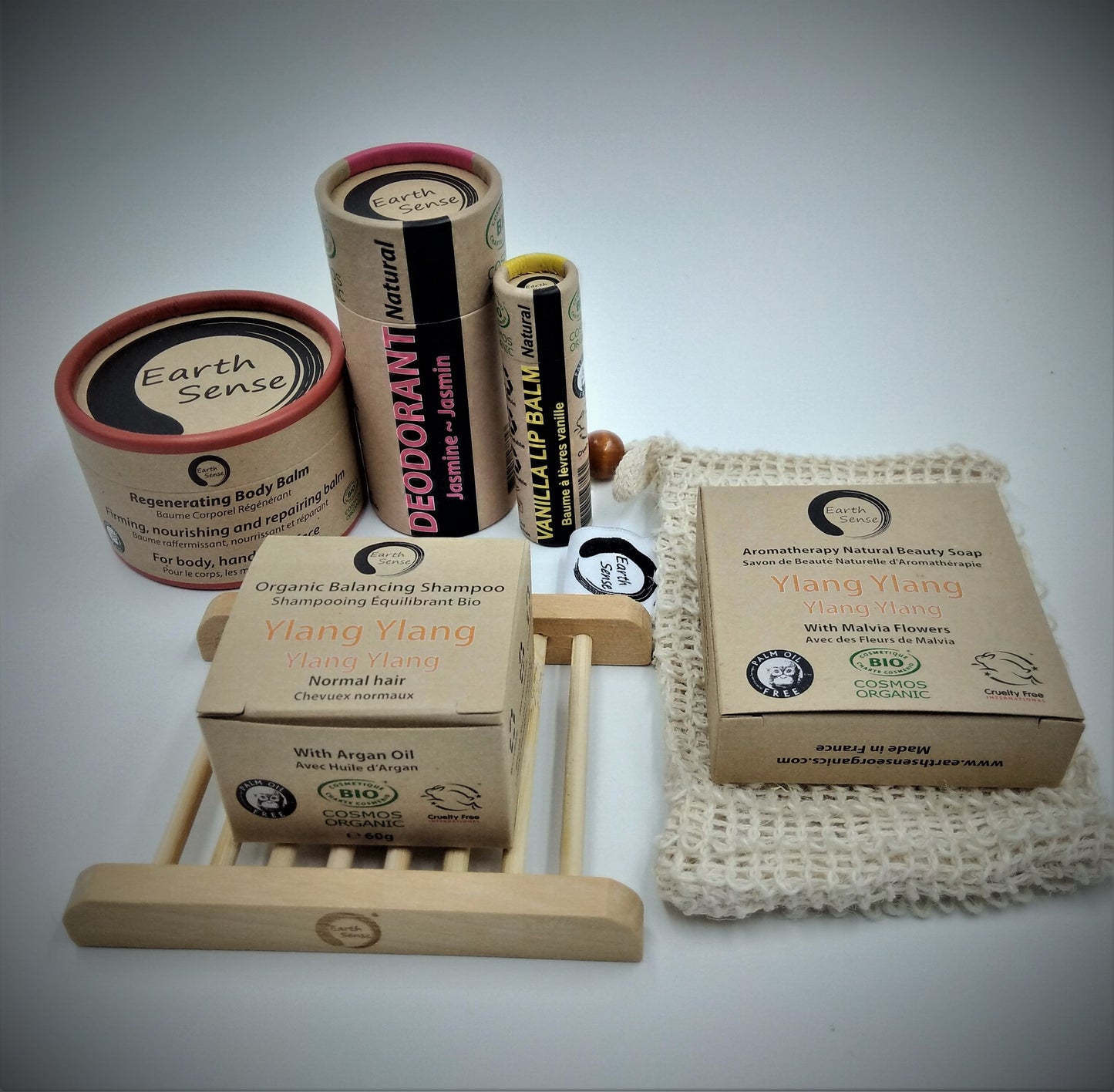 EARTH SENSE ORGANICS | GESCHENKSET FÜR FRAUEN | SEIFE, DEO, BODYBALSAM, LIPPENPFLEGE-0